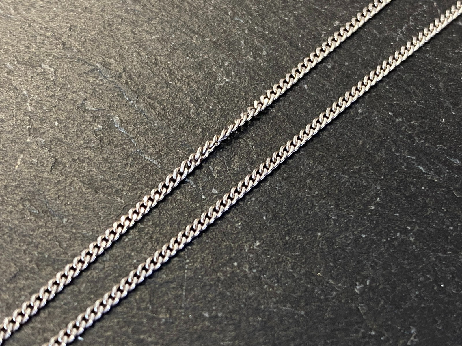 Halskette Kette aus Weissgold 333 Pwg Fbm 38,3cm 2,44g