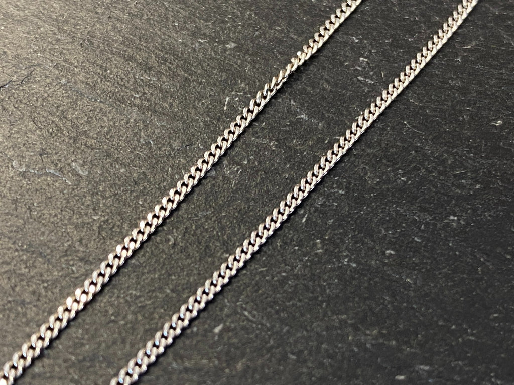 Halskette Kette aus Weissgold 333 Pwg Fbm 38,3cm 2,44g