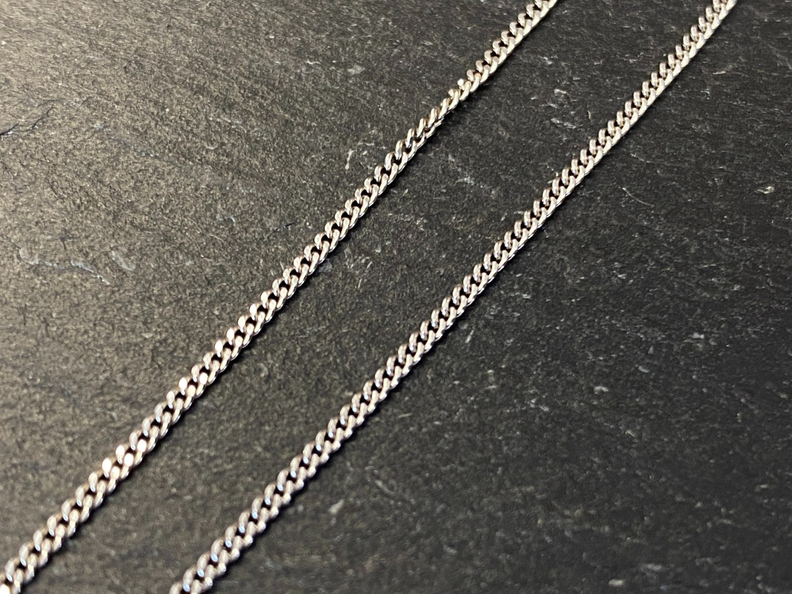 Halskette Kette aus Weissgold 333 Pwg Fbm 38,3cm 2,44g
