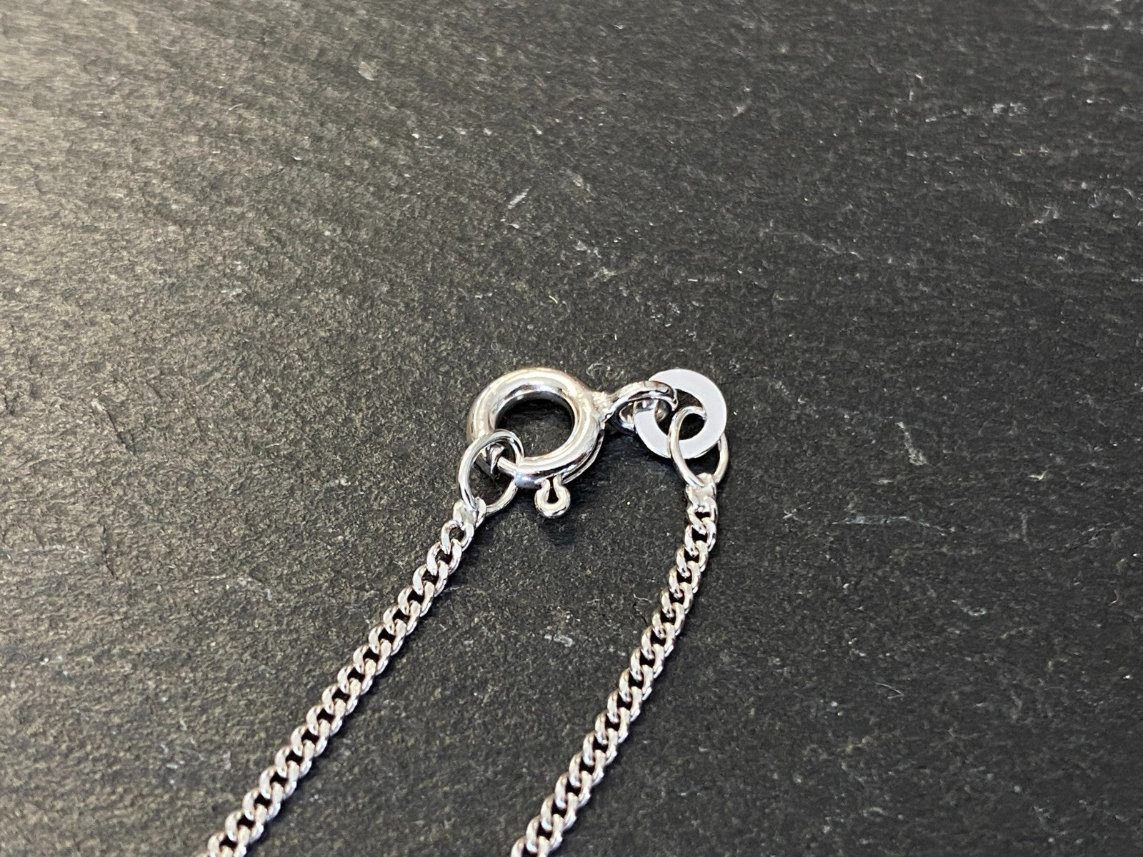 Halskette Kette aus Weissgold 333 Pwg Fbm 38,3cm 2,44g
