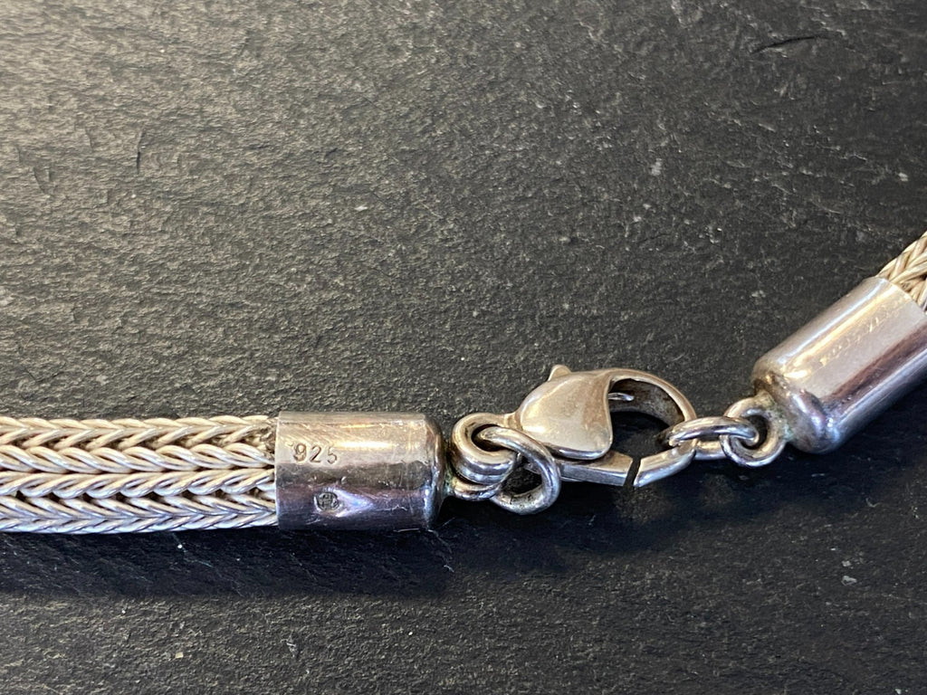 Halskette Kette aus Sterling Silber 925 massive Röhrenkette 47,5cm 42g