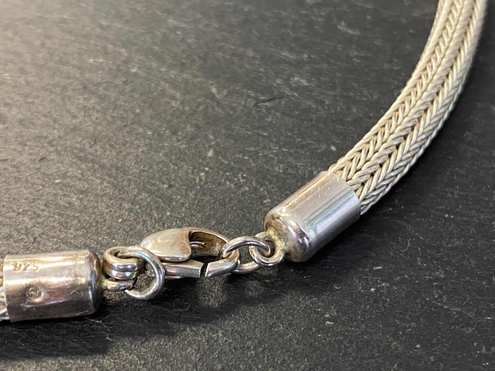 Halskette Kette aus Sterling Silber 925 massive Röhrenkette 47,5cm 42g