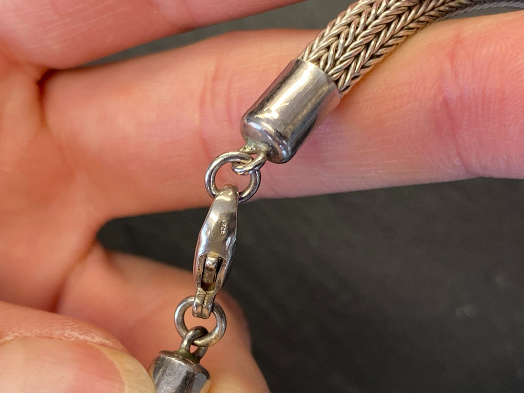 Halskette Kette aus Sterling Silber 925 massive Röhrenkette 47,5cm 42g