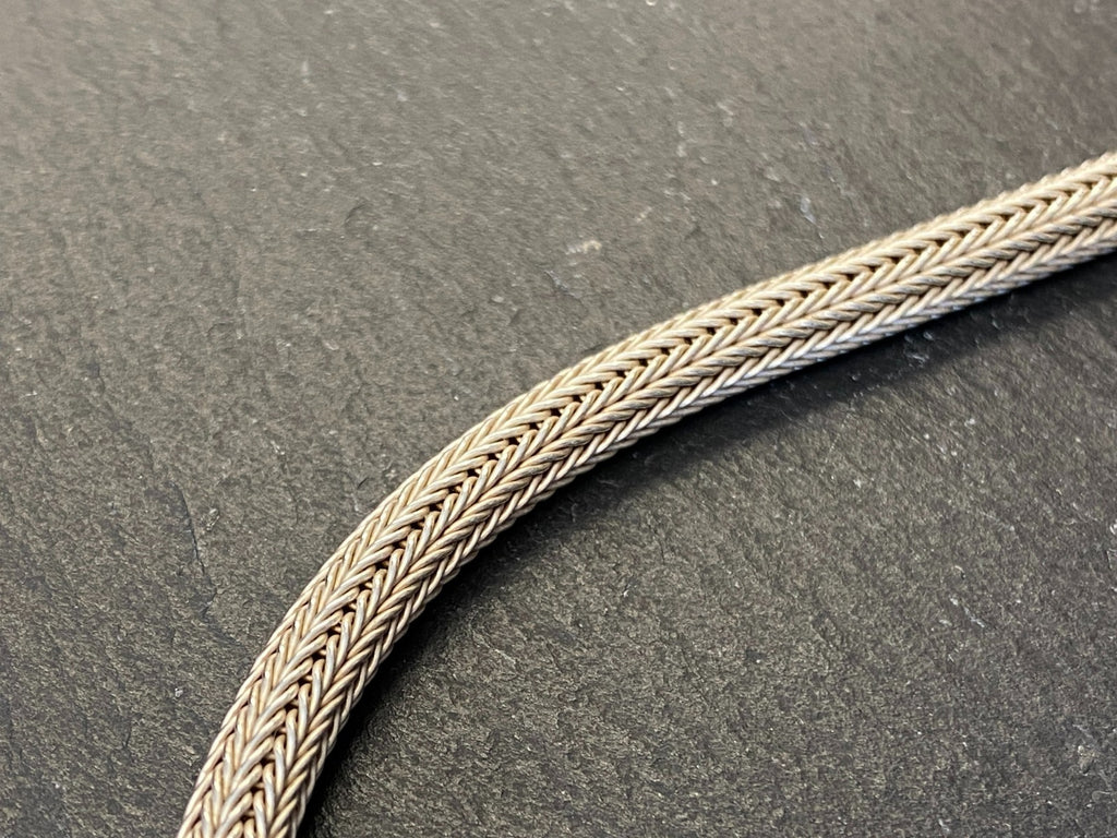 Halskette Kette aus Sterling Silber 925 massive Röhrenkette 47,5cm 42g