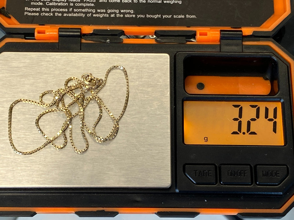 Halskette Kette aus Gold 14K 3,24g 50,4cm