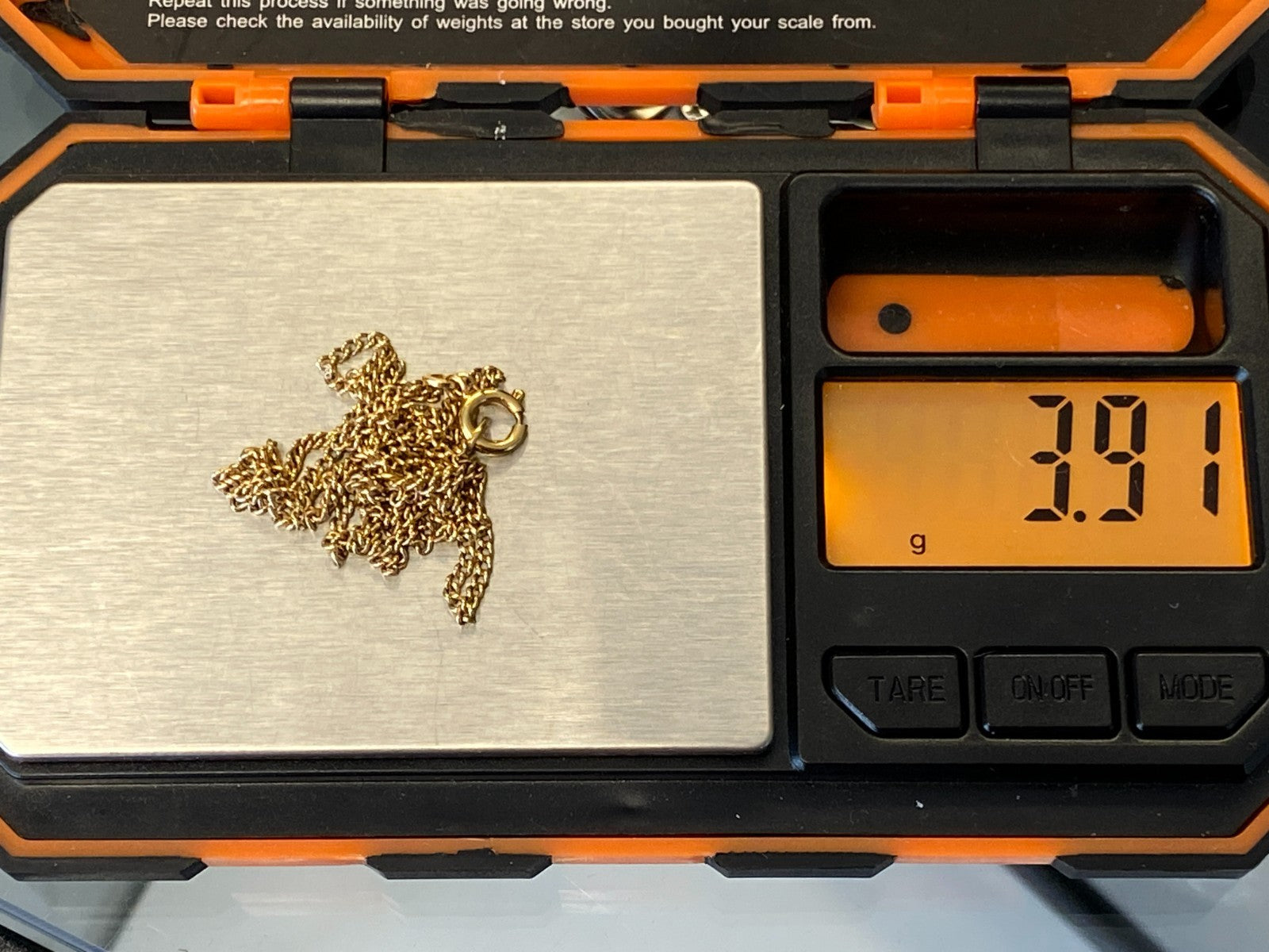 Halskette Kette aus Gold Gelbgold 333 3,91g 51,6cm