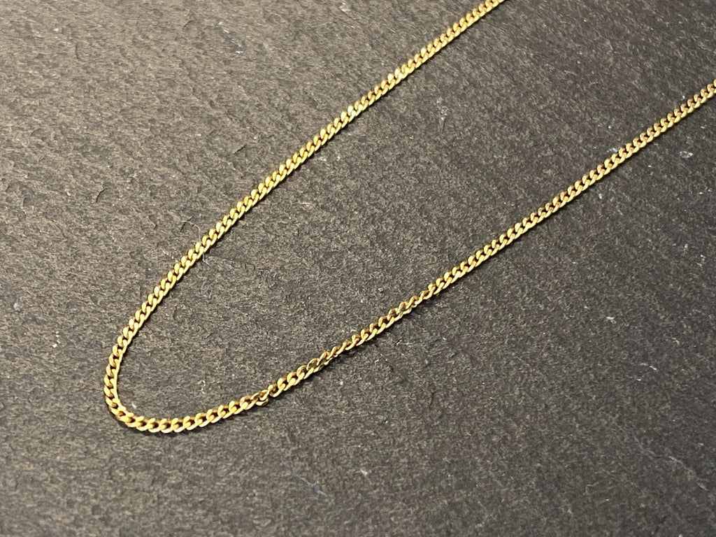Halskette Kette Sterling Silber 925 vergoldet 44,8cm