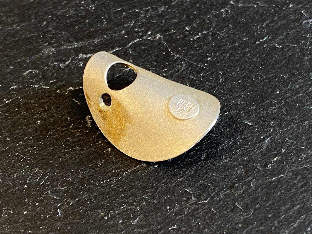 Collier Sonnenschein aus Sterling Silber Bicolor mit Perle