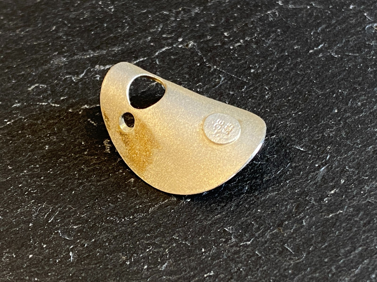 Collier Sonnenschein aus Sterling Silber Bicolor mit Perle