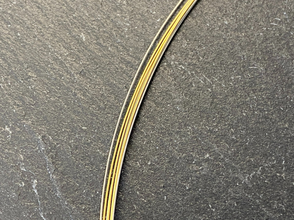 Collier Sonnenschein aus Sterling Silber Bicolor mit Perle