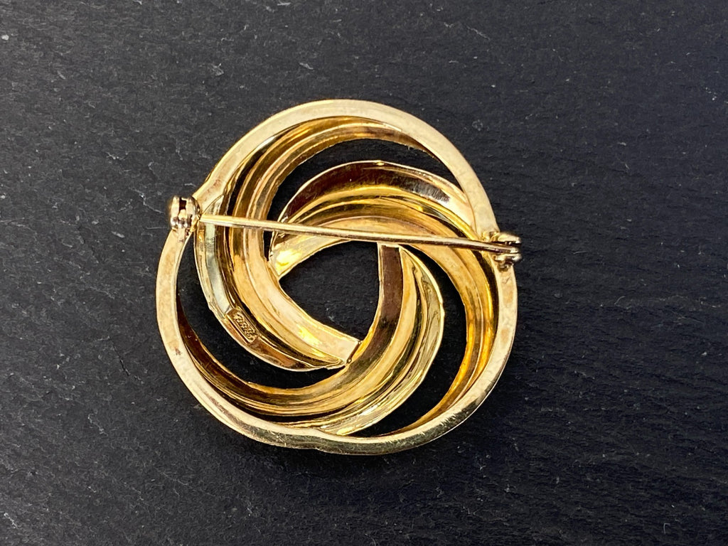 Vintage Brosche Gelbgold Gold 333 4,04g