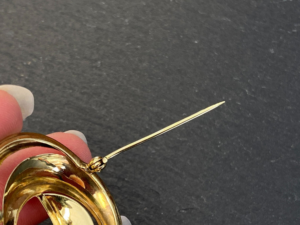 Vintage Brosche Gelbgold Gold 333 4,04g