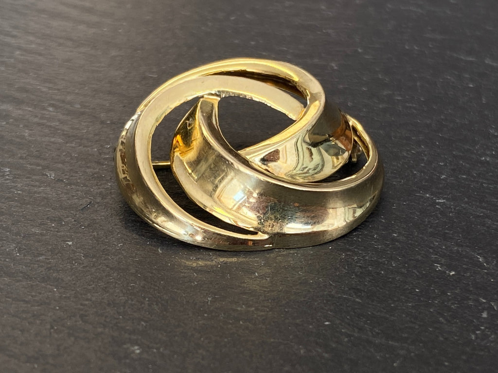 Vintage Brosche Gelbgold Gold 333 4,04g