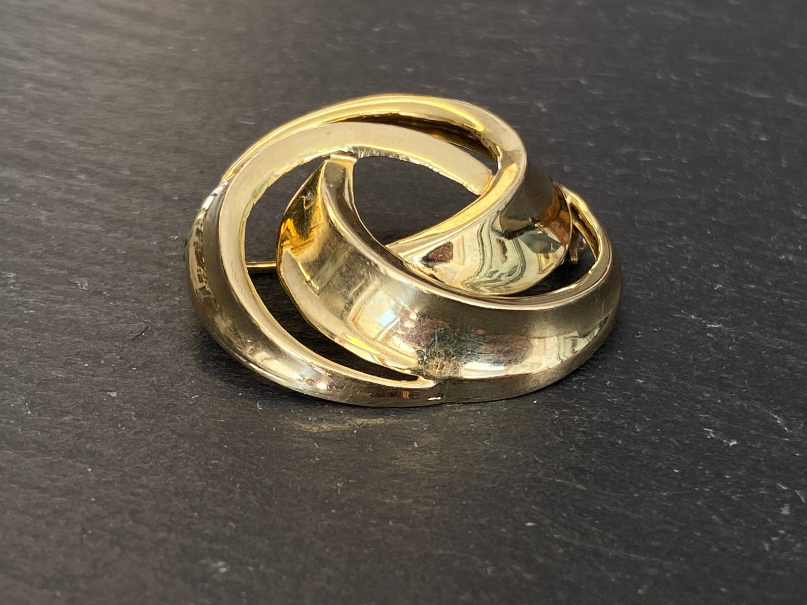 Vintage Brosche Gelbgold Gold 333 4,04g