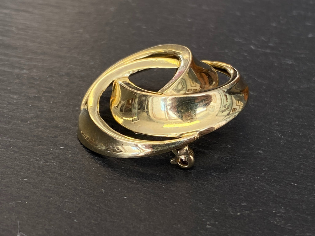 Vintage Brosche Gelbgold Gold 333 4,04g