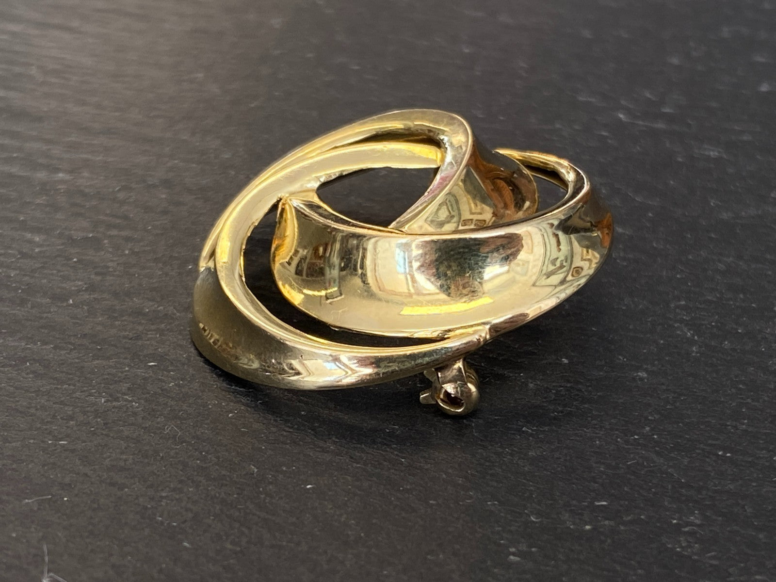 Vintage Brosche Gelbgold Gold 333 4,04g