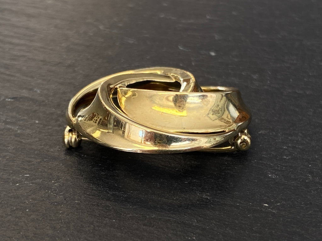 Vintage Brosche Gelbgold Gold 333 4,04g