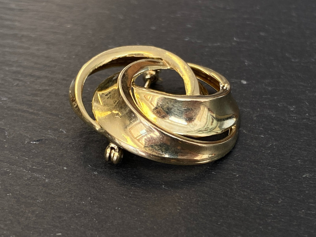 Vintage Brosche Gelbgold Gold 333 4,04g