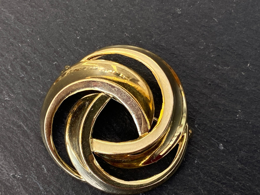 Vintage Brosche Gelbgold Gold 333 4,04g