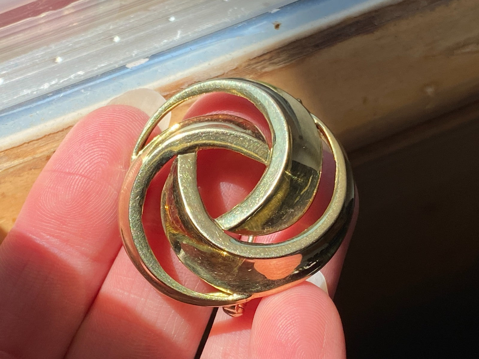 Vintage Brosche Gelbgold Gold 333 4,04g