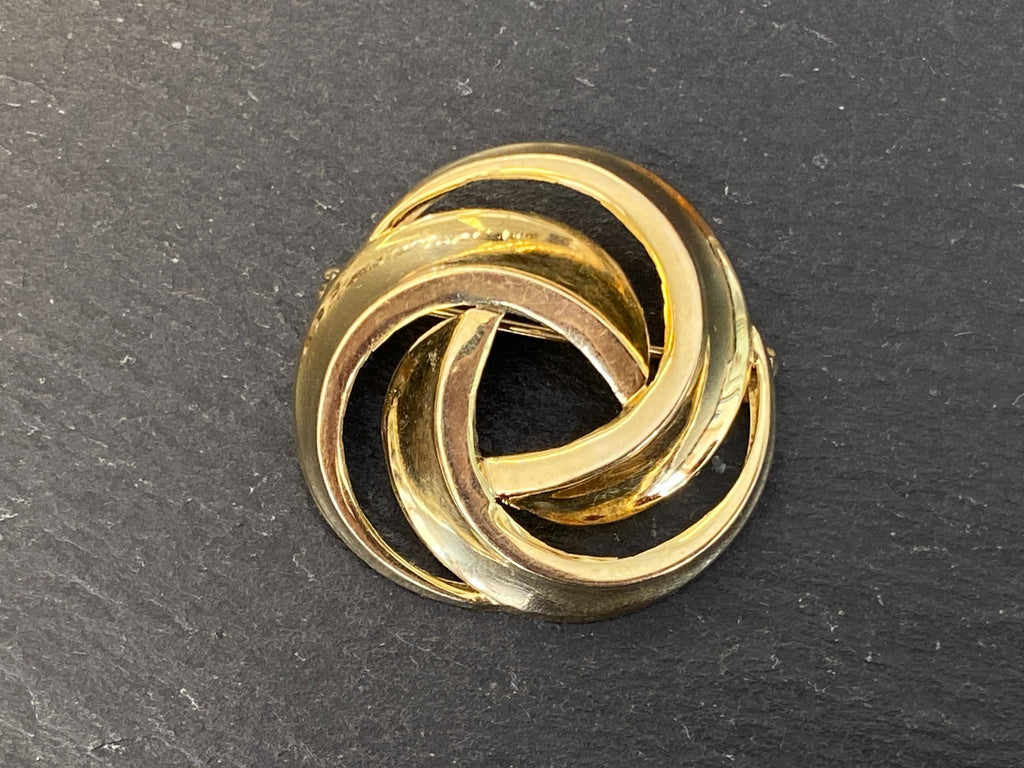 Vintage Brosche Gelbgold Gold 333 4,04g