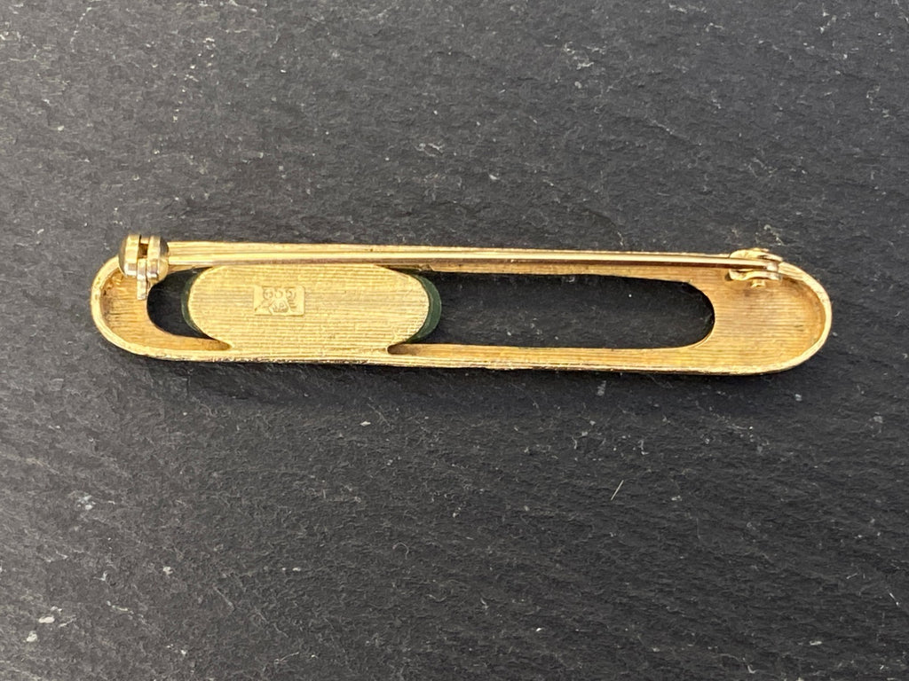 Vintage Brosche Anstecknadel Krawattennadel Gelbgold Gold 333 5,17g