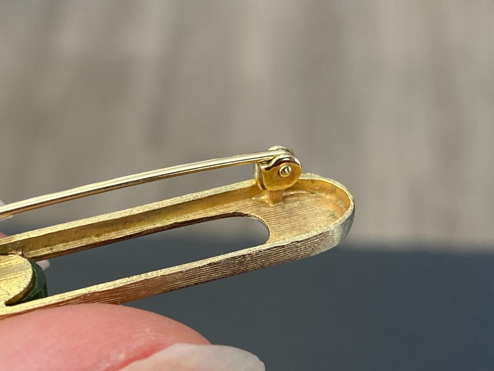 Vintage Brosche Anstecknadel Krawattennadel Gelbgold Gold 333 5,17g