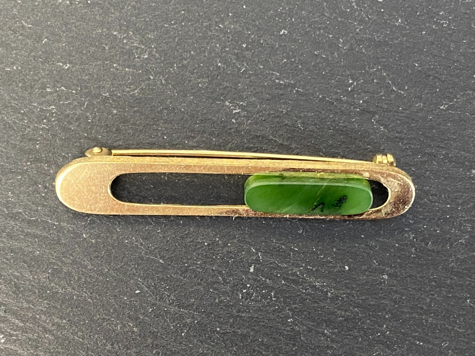 Vintage Brosche Anstecknadel Krawattennadel Gelbgold Gold 333 5,17g