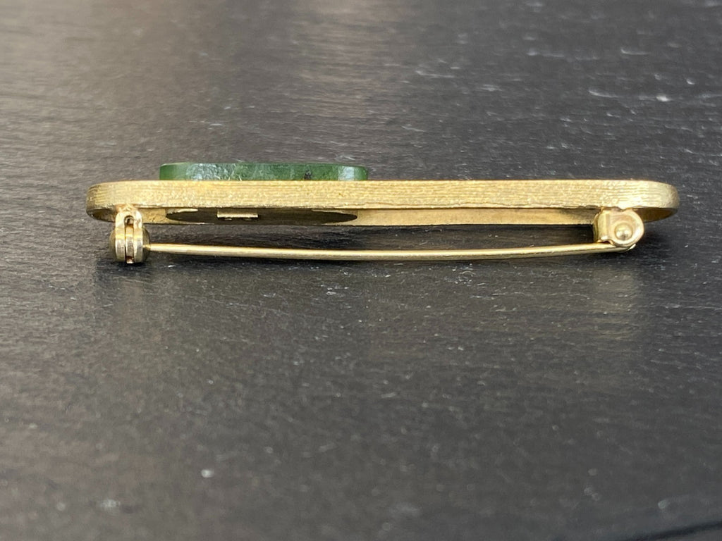 Vintage Brosche Anstecknadel Krawattennadel Gelbgold Gold 333 5,17g
