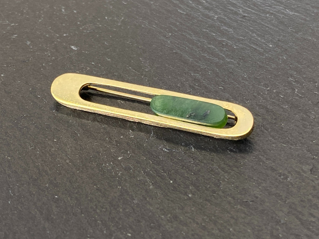 VINTAGE BROSCHE ANSTECKNADEL KRAWATTENNADEL GELBGOLD GOLD 333 5,17g