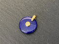 ANHÄNGER AUS LAPISLAZULI FASSUNG GOLD 18K 750 MIT DIAMANT