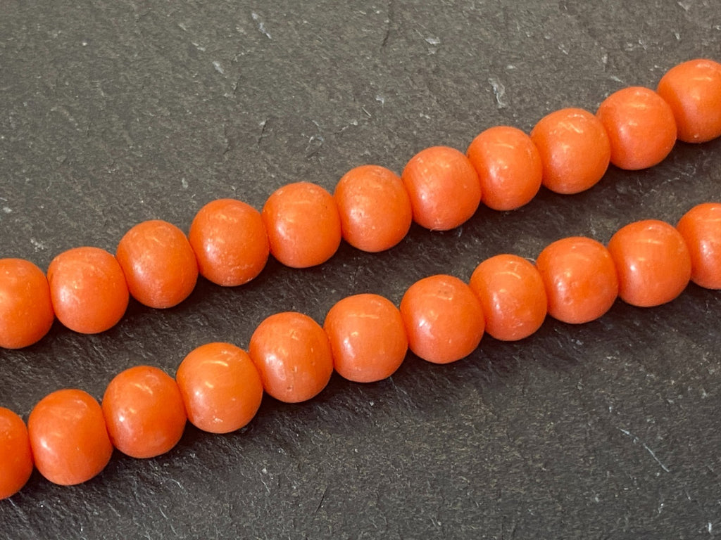Vintage Korallenkette Kette aus Korall Perlen Perlenkette