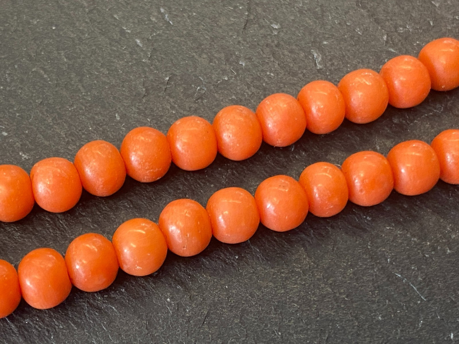 Vintage Korallenkette Kette aus Korall Perlen Perlenkette