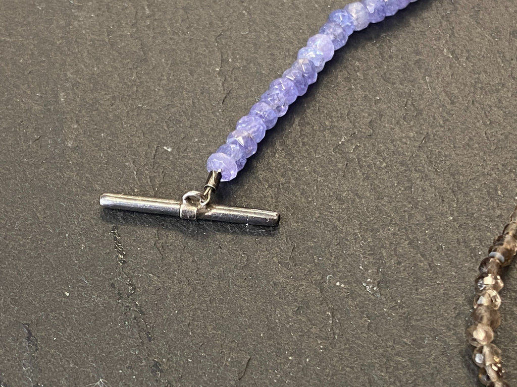 143cm Halskette Turmaline Spinelle Verschluss aus Sterling Silber 925