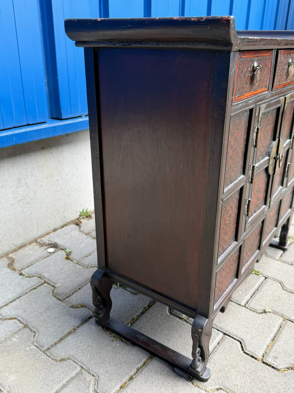 Antike Tansu Kommode aus Holz Korea um 1940