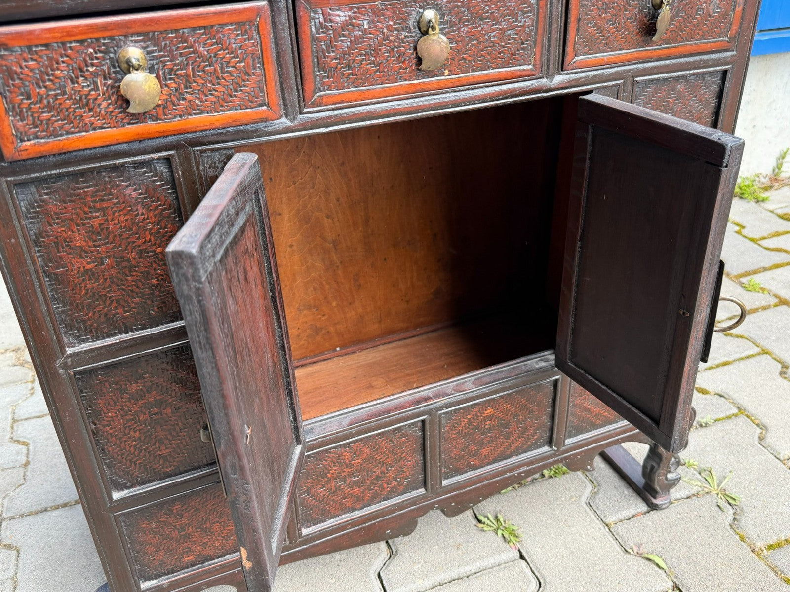 Antike Tansu Kommode aus Holz Korea um 1940