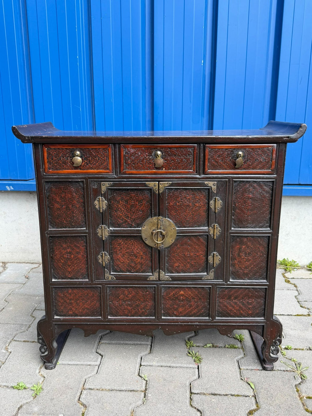 ANTIKE TANSU KOMMODE AUS HOLZ KOREA UM 1940