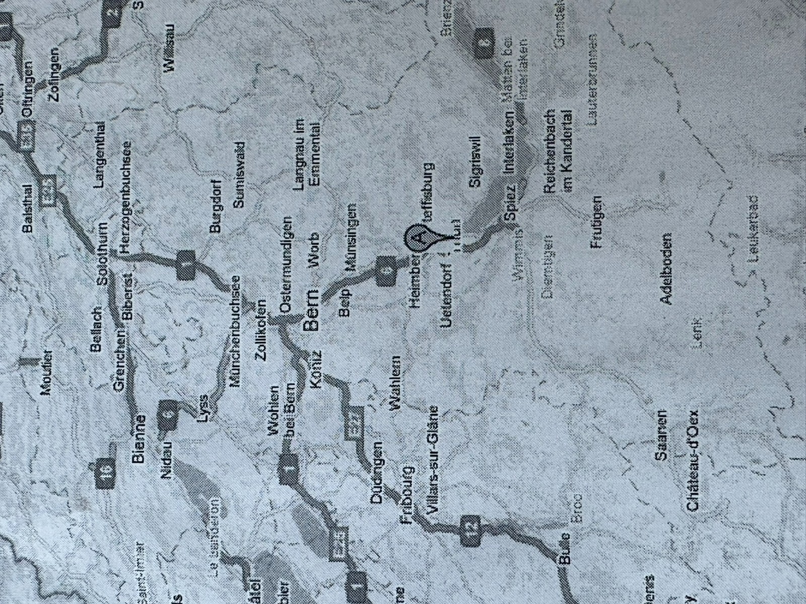 ANTIKE ZEICHNUNG VON 1840 SIGNIERT THUN LANDSCHAFT – Bild 10