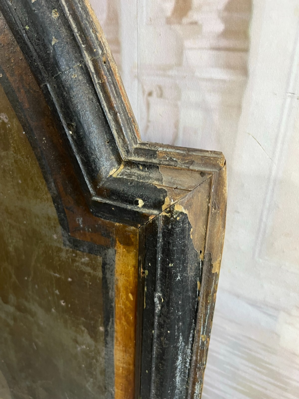 ANTIKES ÖLGEMÄLDE HEILIGE MARIA MIT DEM JESUSKIND 17 TES JH ALTARTAFEL 120x140cm – Bild 16