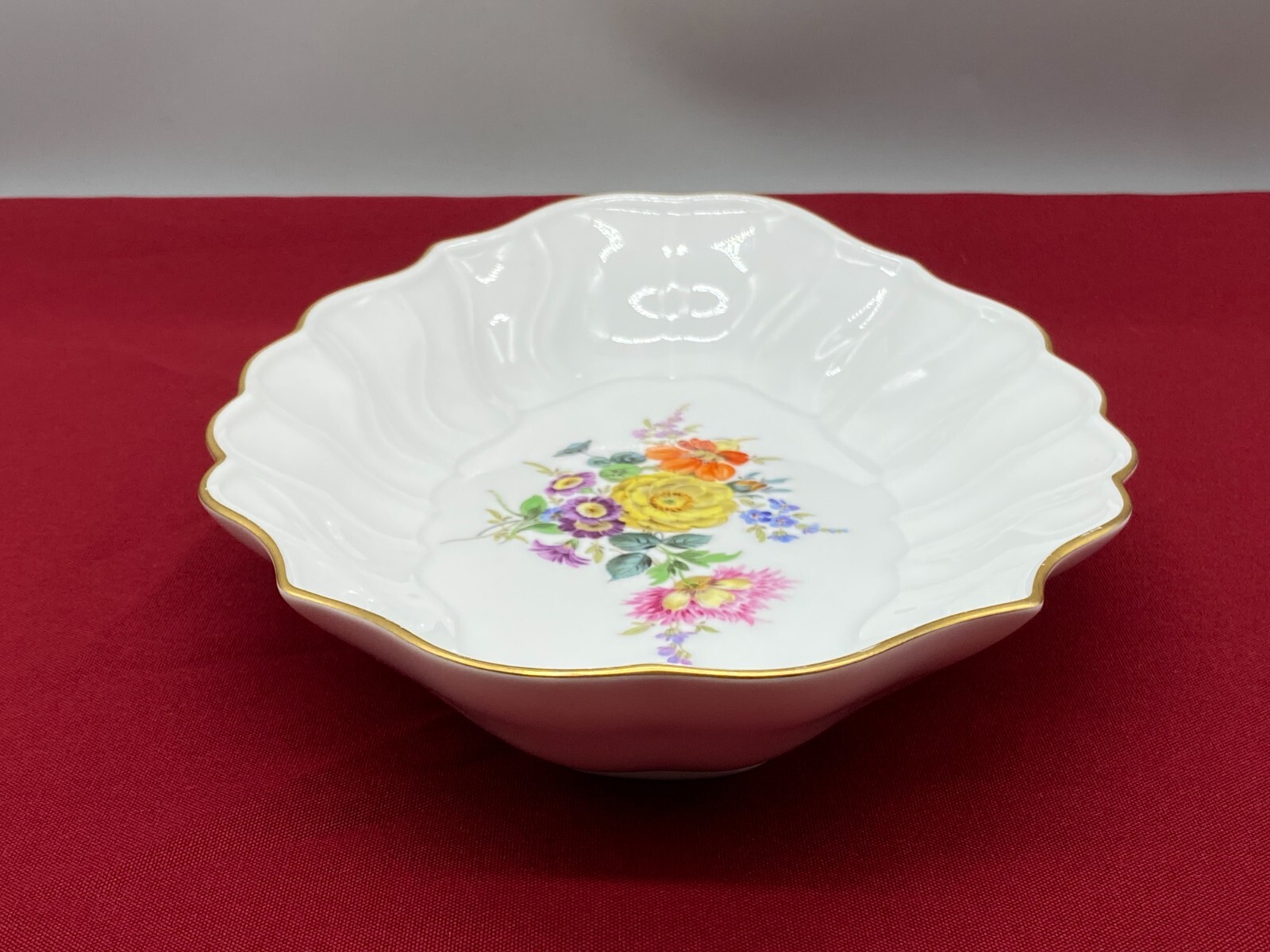 ZIER SCHALE MEISSEN PORZELLAN HANDBEMALT – Bild 6