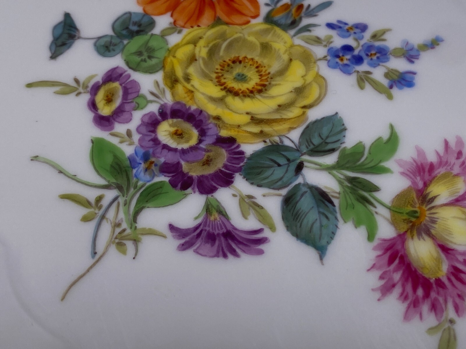 ZIER SCHALE MEISSEN PORZELLAN HANDBEMALT – Bild 10