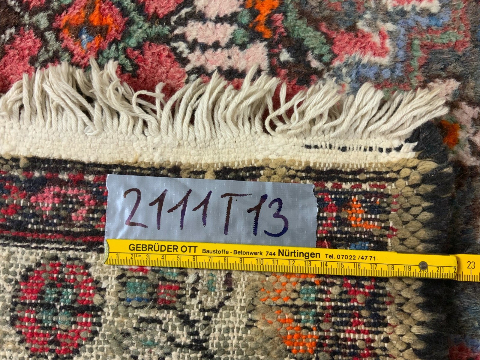 ORIENTTEPPICH TÜRKEI HANDGEKNÜPFT TEPPICH AUS WOLLE 215x130cm – Bild 11