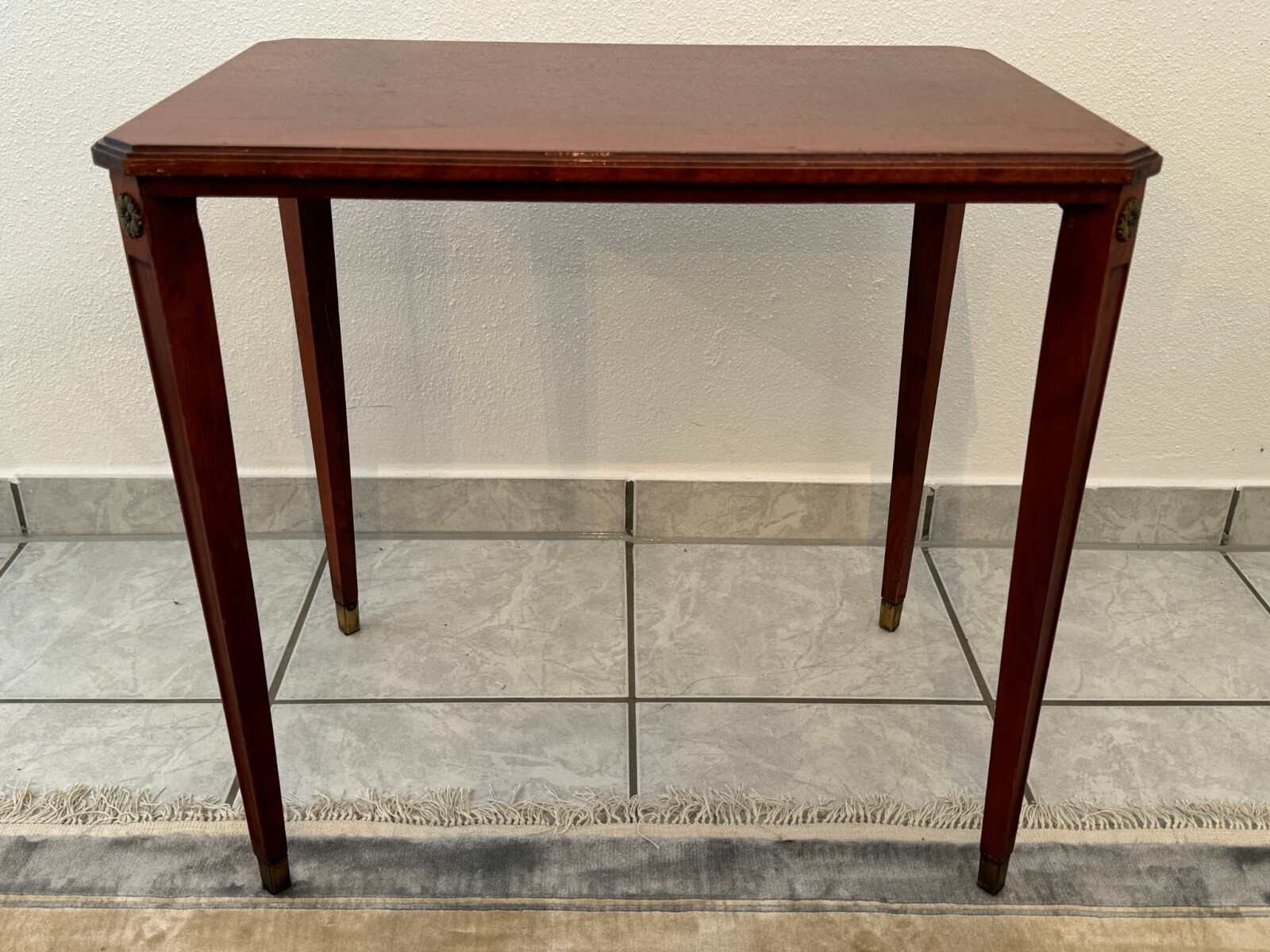 KLEINER BEISTELLTISCH LOUIS SEIZE STIL 20 TES JH MAHAGONI TISCH