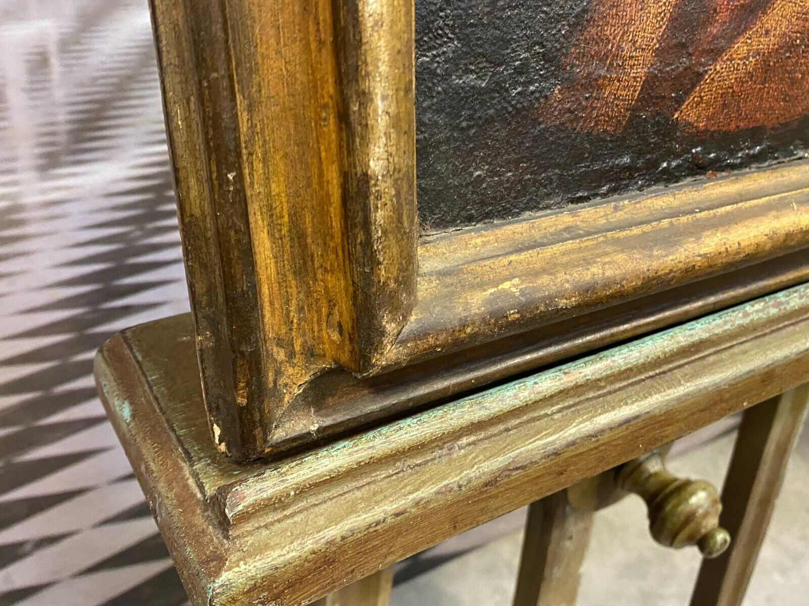 ALTMEISTER 17 TES JHDT ÖLGEMÄLDE HEILIGE BARBARA MIT ZWEIG UND TURM ITALIEN – Bild 16