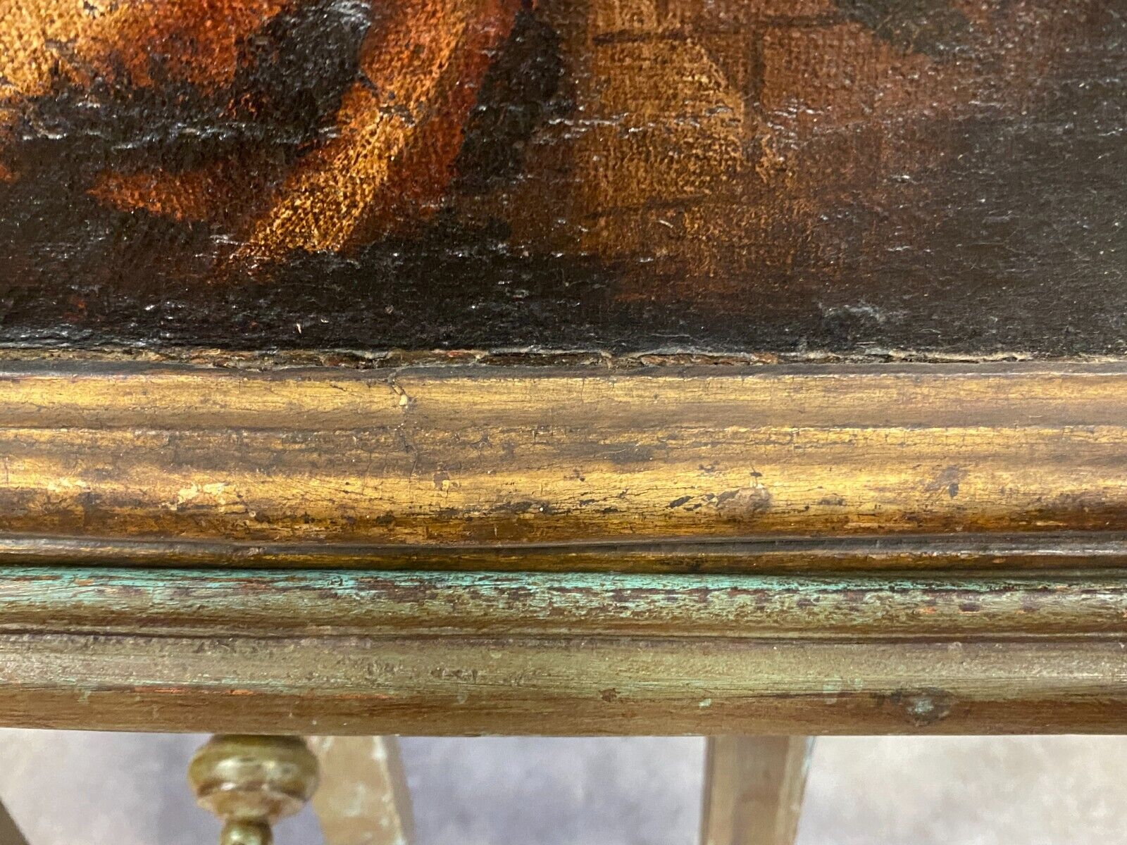 ALTMEISTER 17 TES JHDT ÖLGEMÄLDE HEILIGE BARBARA MIT ZWEIG UND TURM ITALIEN – Bild 21