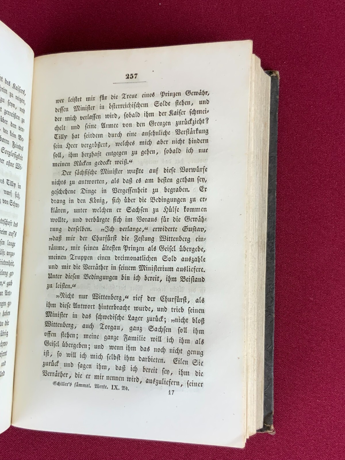 5x ANTIKES BUCH SCHILLER `S SÄMTLICHE WERKE AUS 1835 UND 1836 DIVERSE BÄNDE – Bild 19