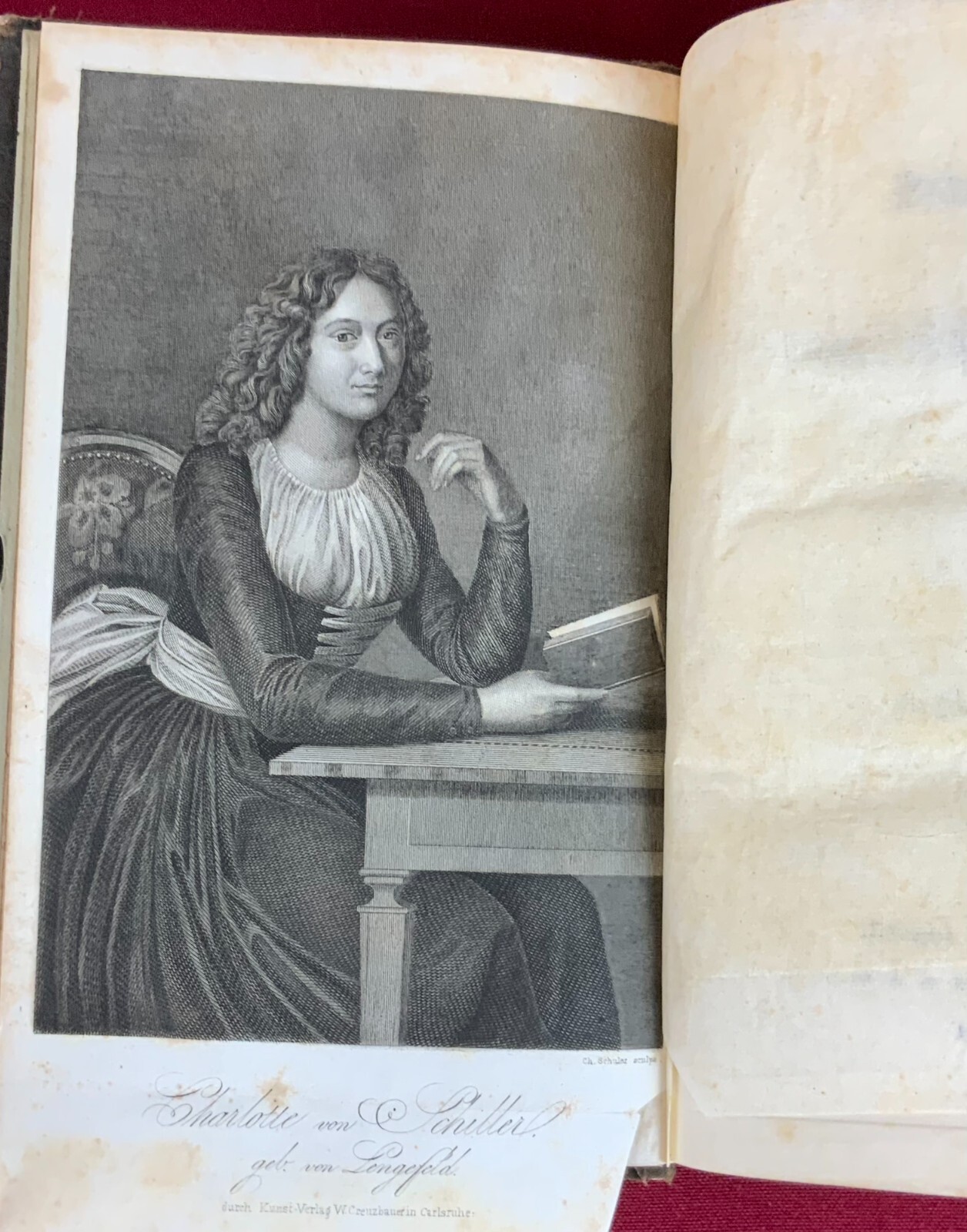 5x ANTIKES BUCH SCHILLER `S SÄMTLICHE WERKE AUS 1835 UND 1836 DIVERSE BÄNDE – Bild 25