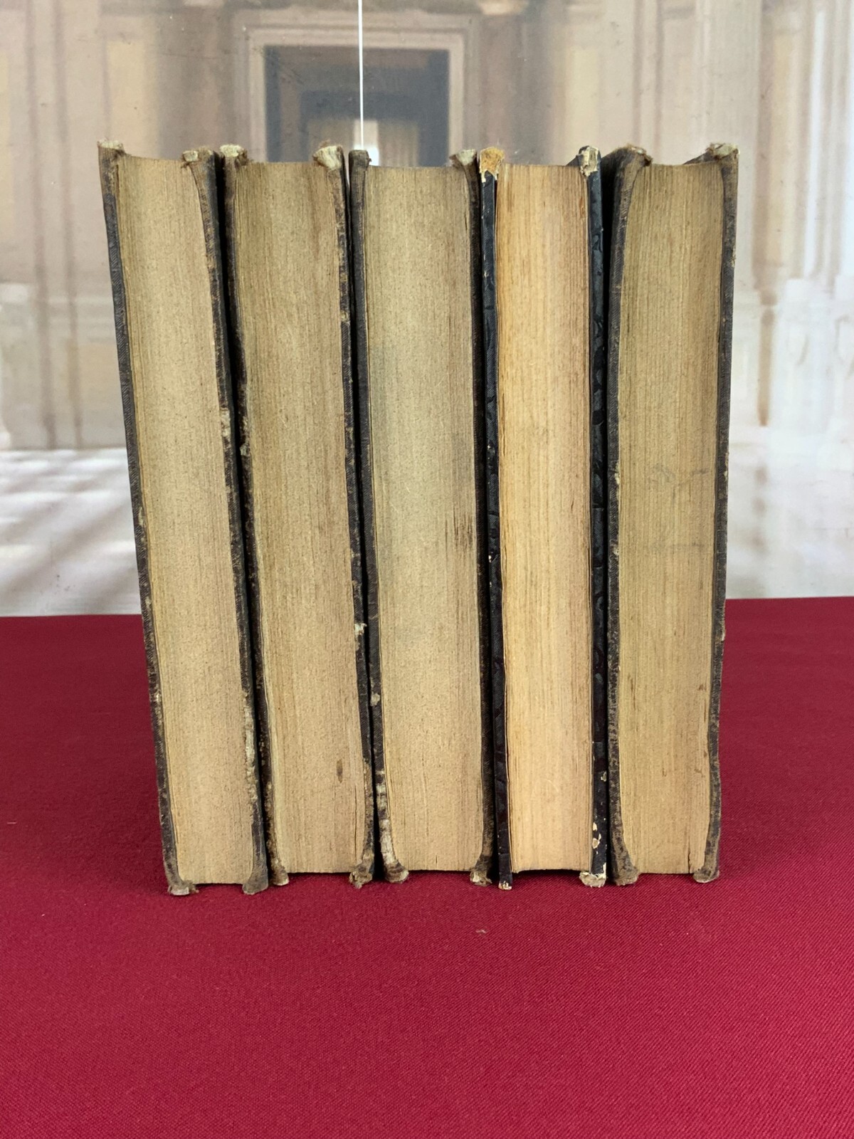 5x ANTIKES BUCH SCHILLER `S SÄMTLICHE WERKE AUS 1835 UND 1836 DIVERSE BÄNDE – Bild 5