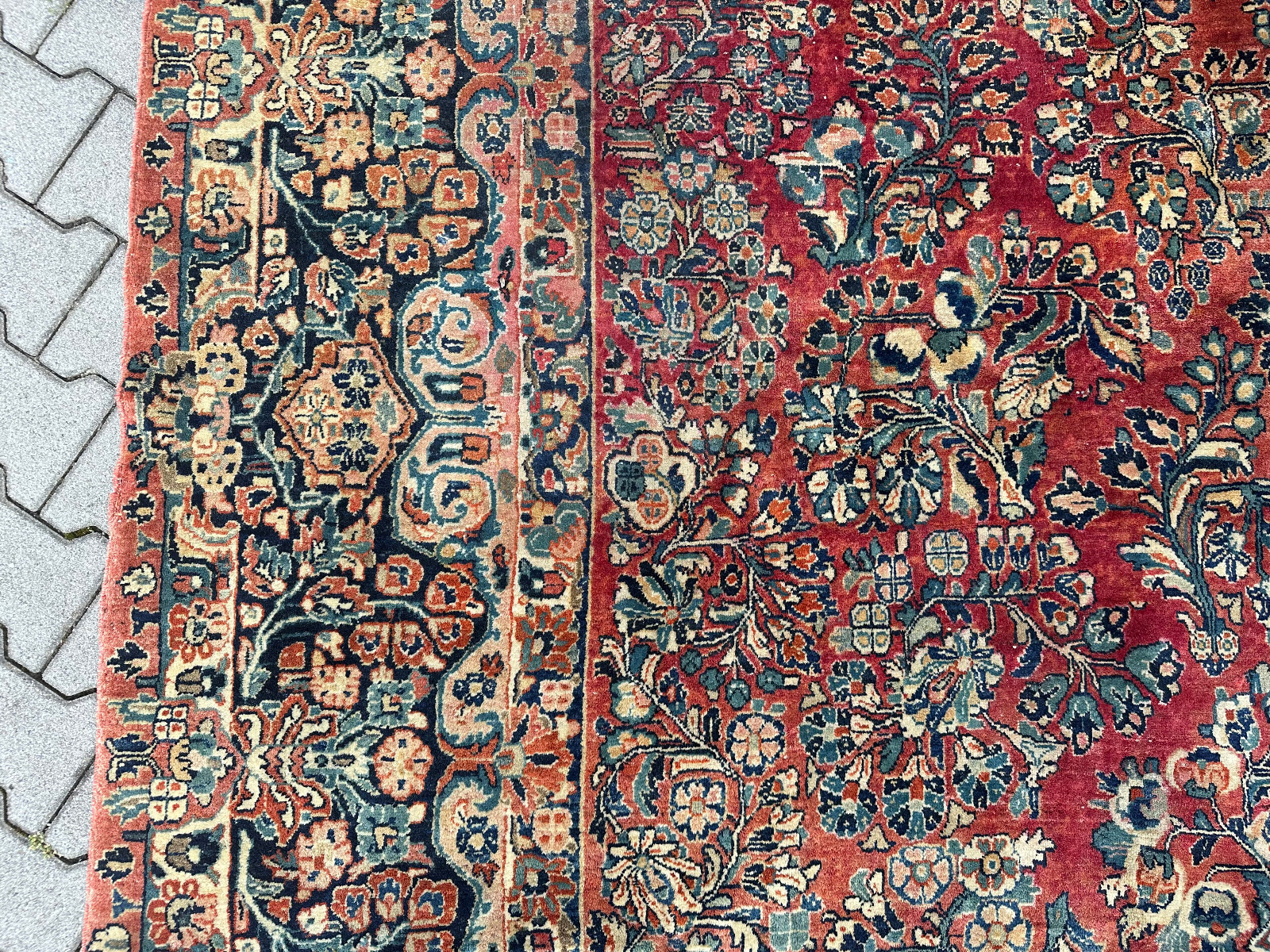 ANTIKER PERSER SARUK ORIENTTEPPICH AUS WOLLE TEPPICH 468x316cm – Bild 11