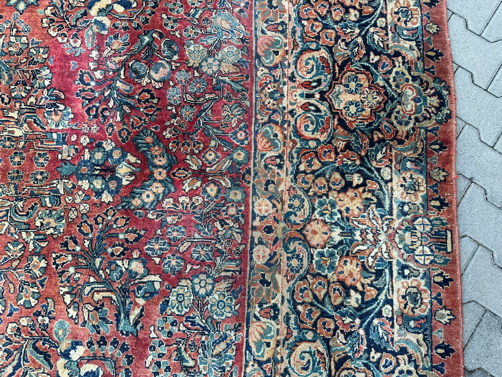 ANTIKER PERSER SARUK ORIENTTEPPICH AUS WOLLE TEPPICH 468x316cm – Bild 14